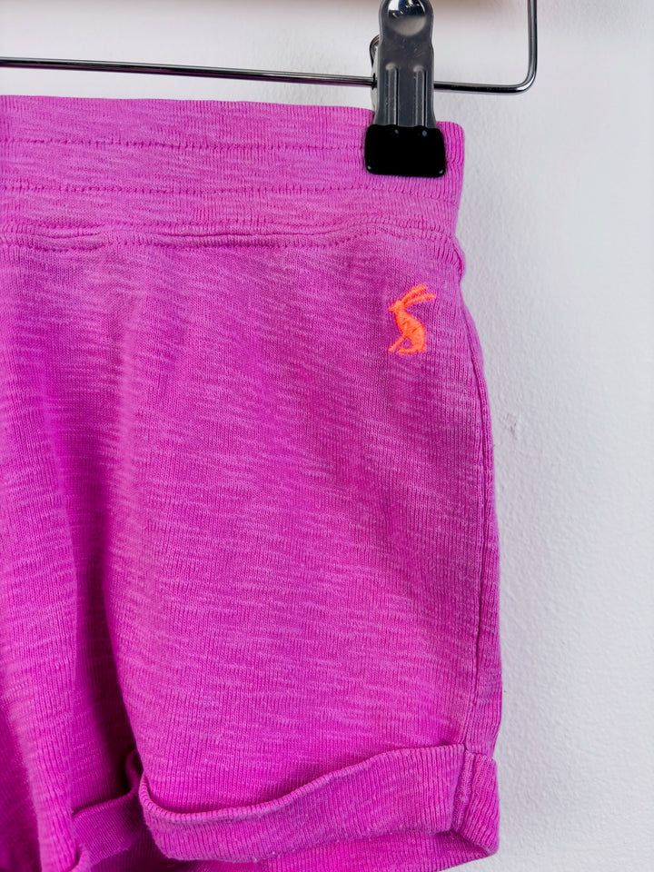 Joules Pink Jersey Shorts 5-6 Years