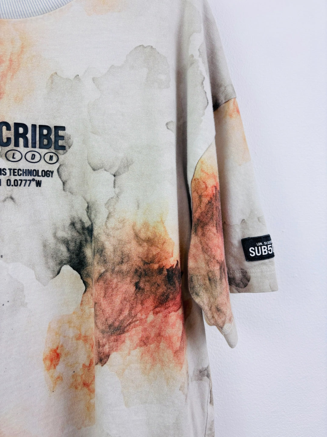 Next Marble Print Graphic T-Shirt 10-11 Years