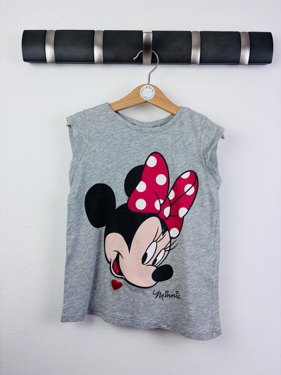 Zara Grey Mouse Character T-Shirt 4-5 Years-Tops-Second Snuggle Preloved