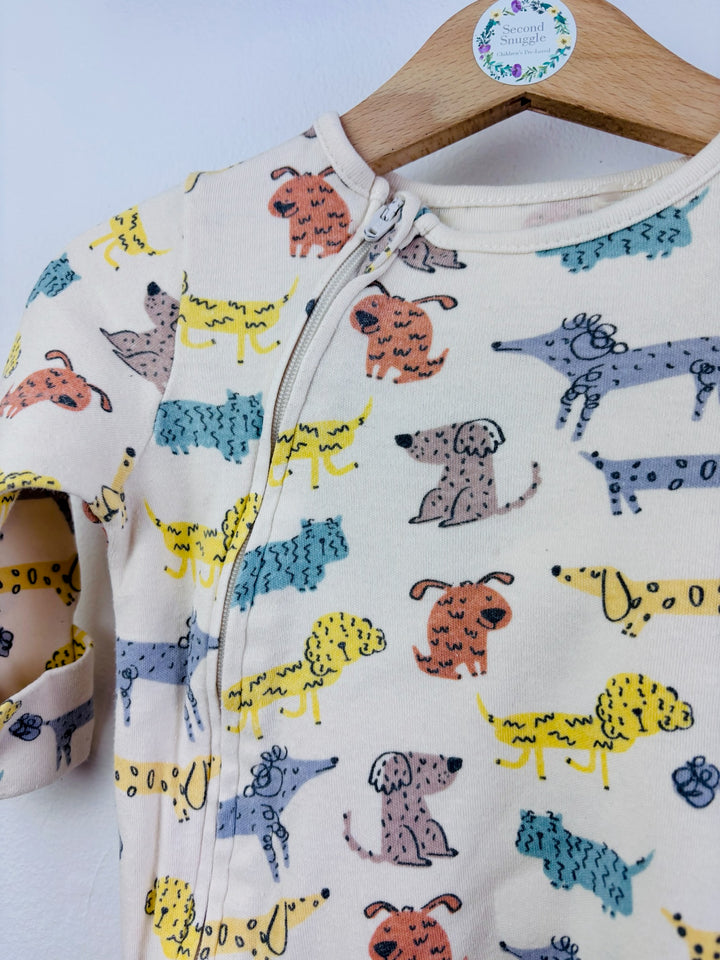 M&S Two Sleepsuits 3-6 Months