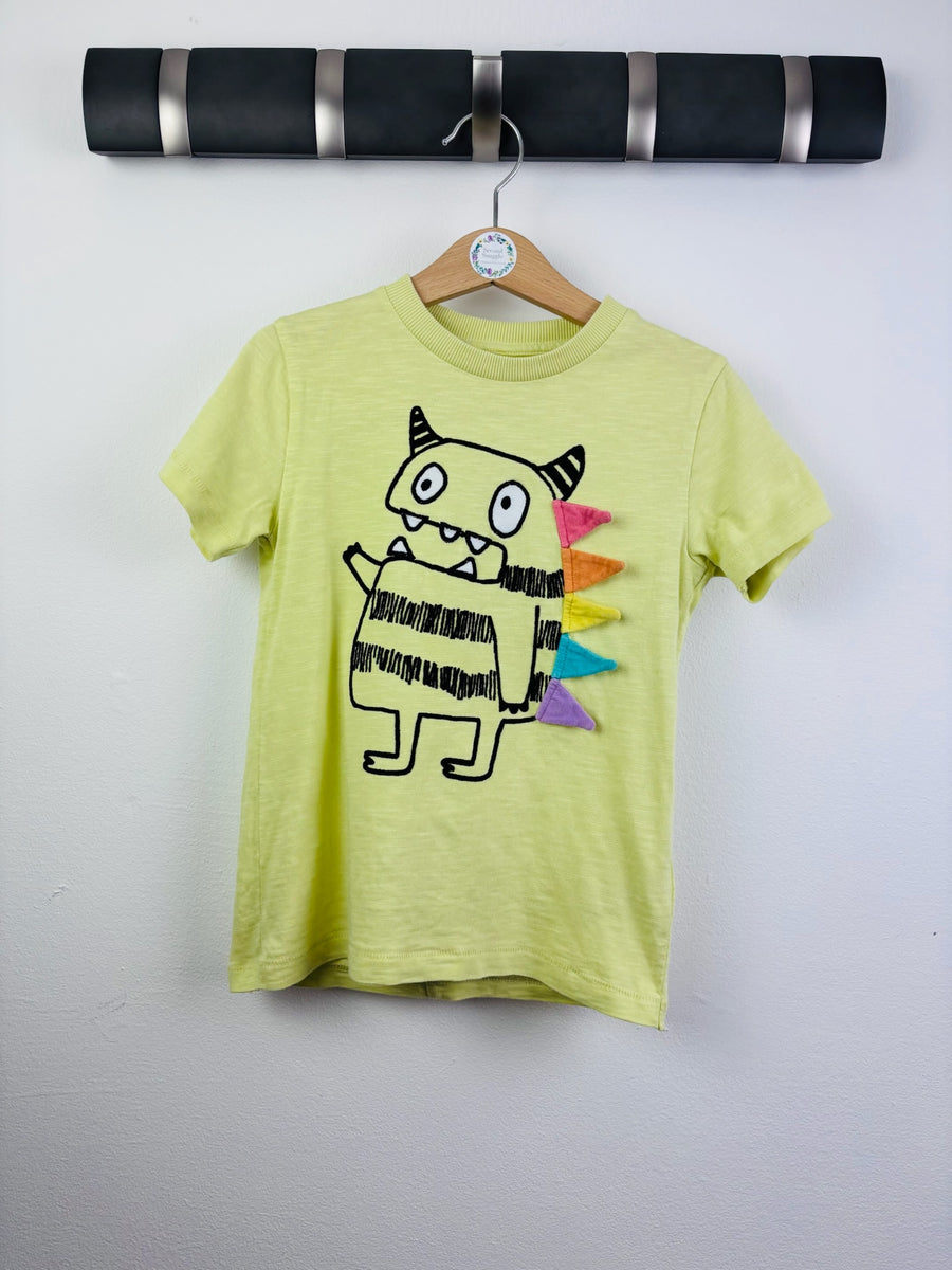 Next Lime Monster T-Shirt 3-4 Years-Tops-Second Snuggle Preloved