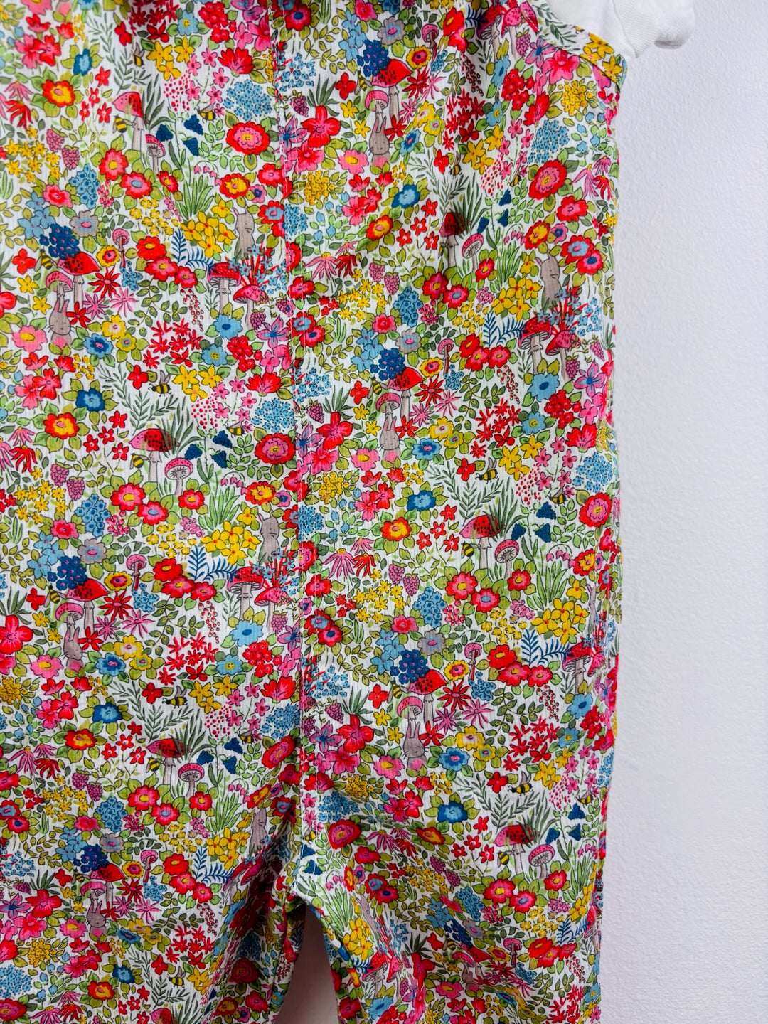 Next Floral Dungarees & T-Shirt Set 2-3 Years