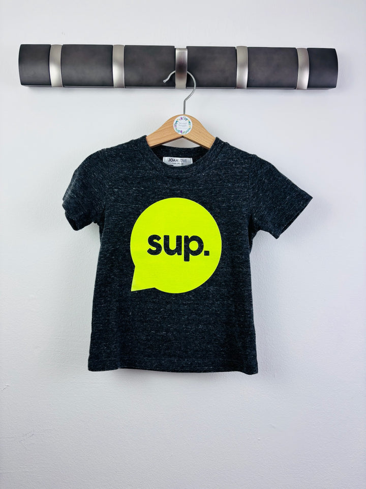 Joah Love Charcoal Sup T-Shirt 18-24 Months