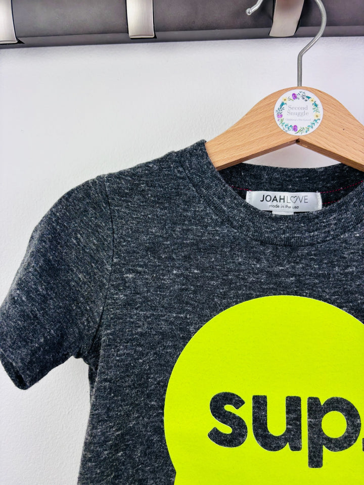 Joah Love Charcoal Sup T-Shirt 18-24 Months