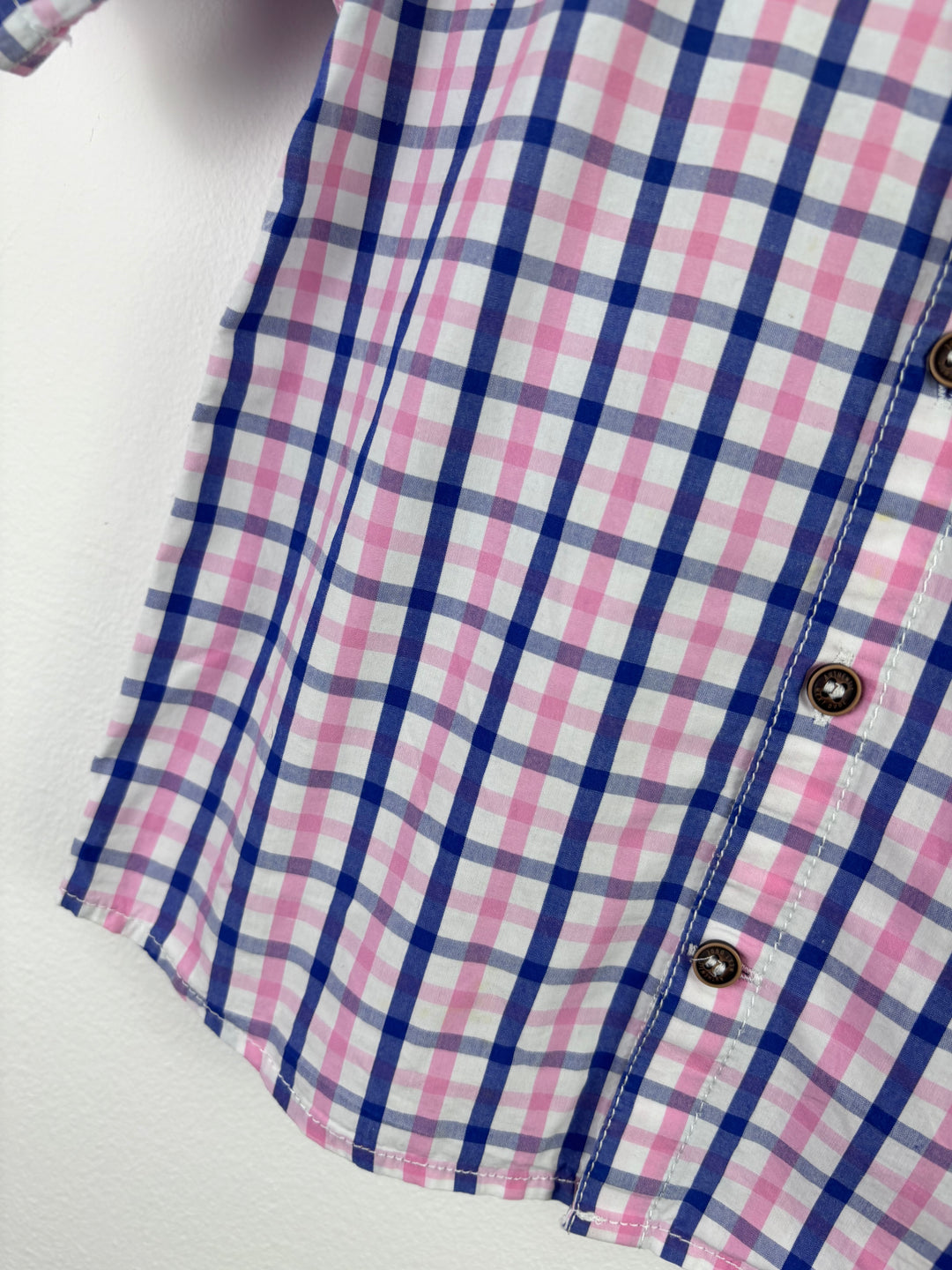 Next Check Short Sleeve Shirt 4–5 Years-Shirts-Second Snuggle Preloved
