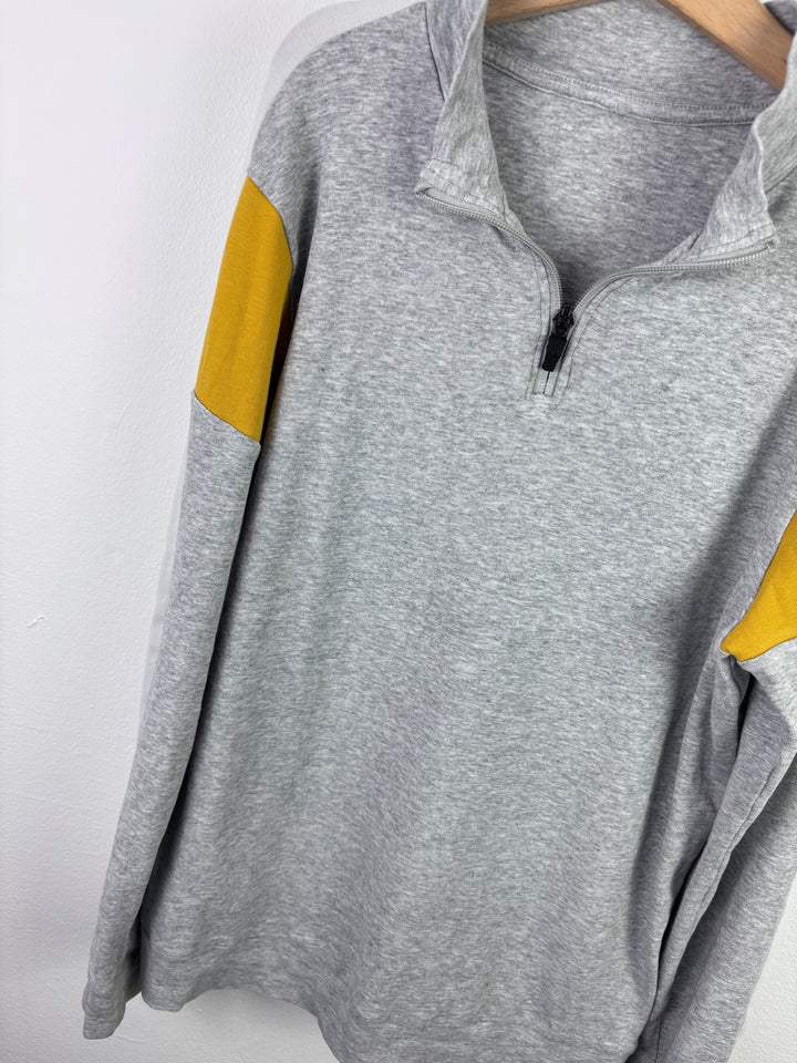 M&S Quarter Zip Sweatshirt 11–12 Years-Jumpers-Second Snuggle Preloved