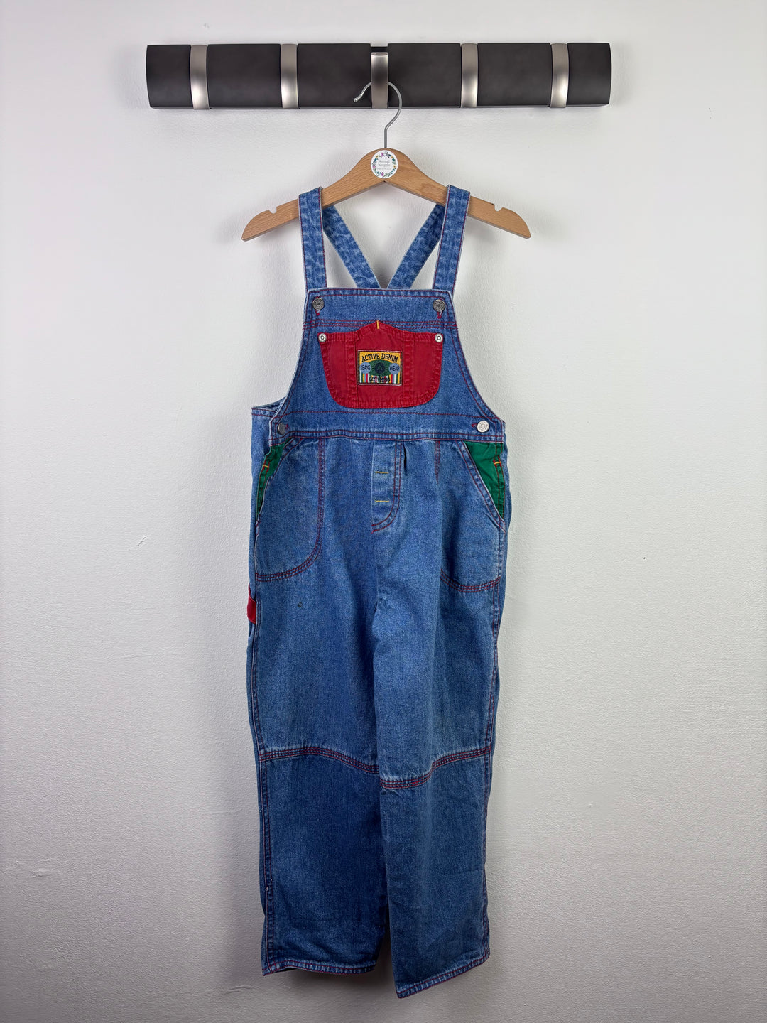 M&S Vintage Denim Dungarees 3–4 Years-Dungarees-Second Snuggle Preloved