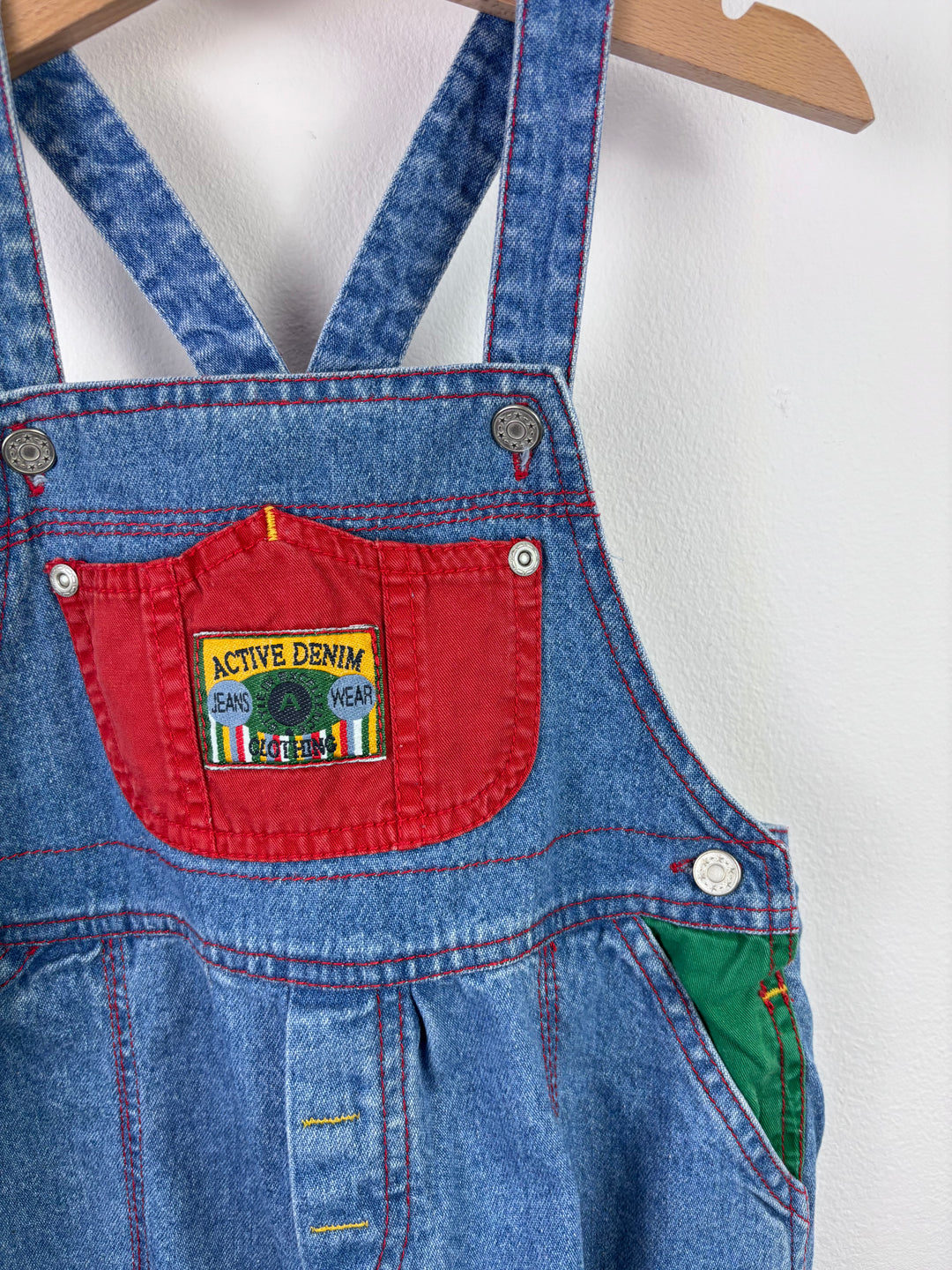 M&S Vintage Denim Dungarees 3–4 Years-Dungarees-Second Snuggle Preloved