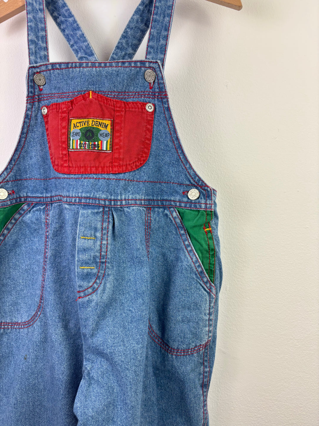 M&S Vintage Denim Dungarees 3–4 Years-Dungarees-Second Snuggle Preloved