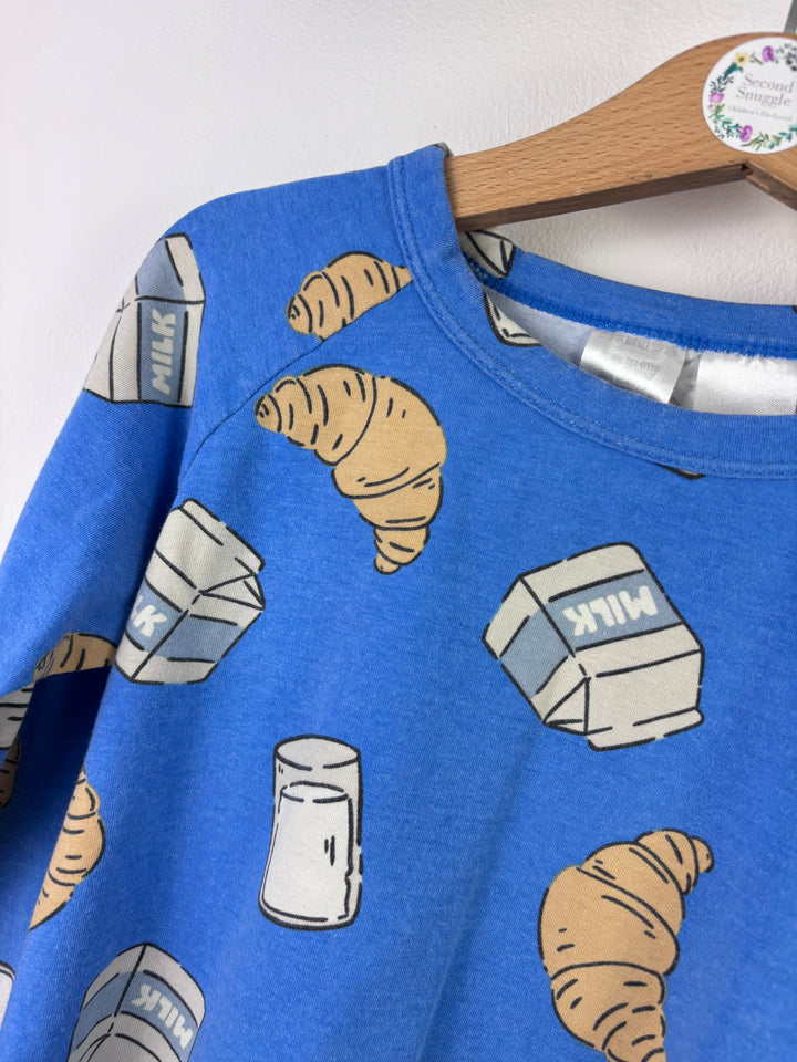 Bonds Milk & Croissant Pyjama Set 4 Years-Night Wear-Second Snuggle Preloved