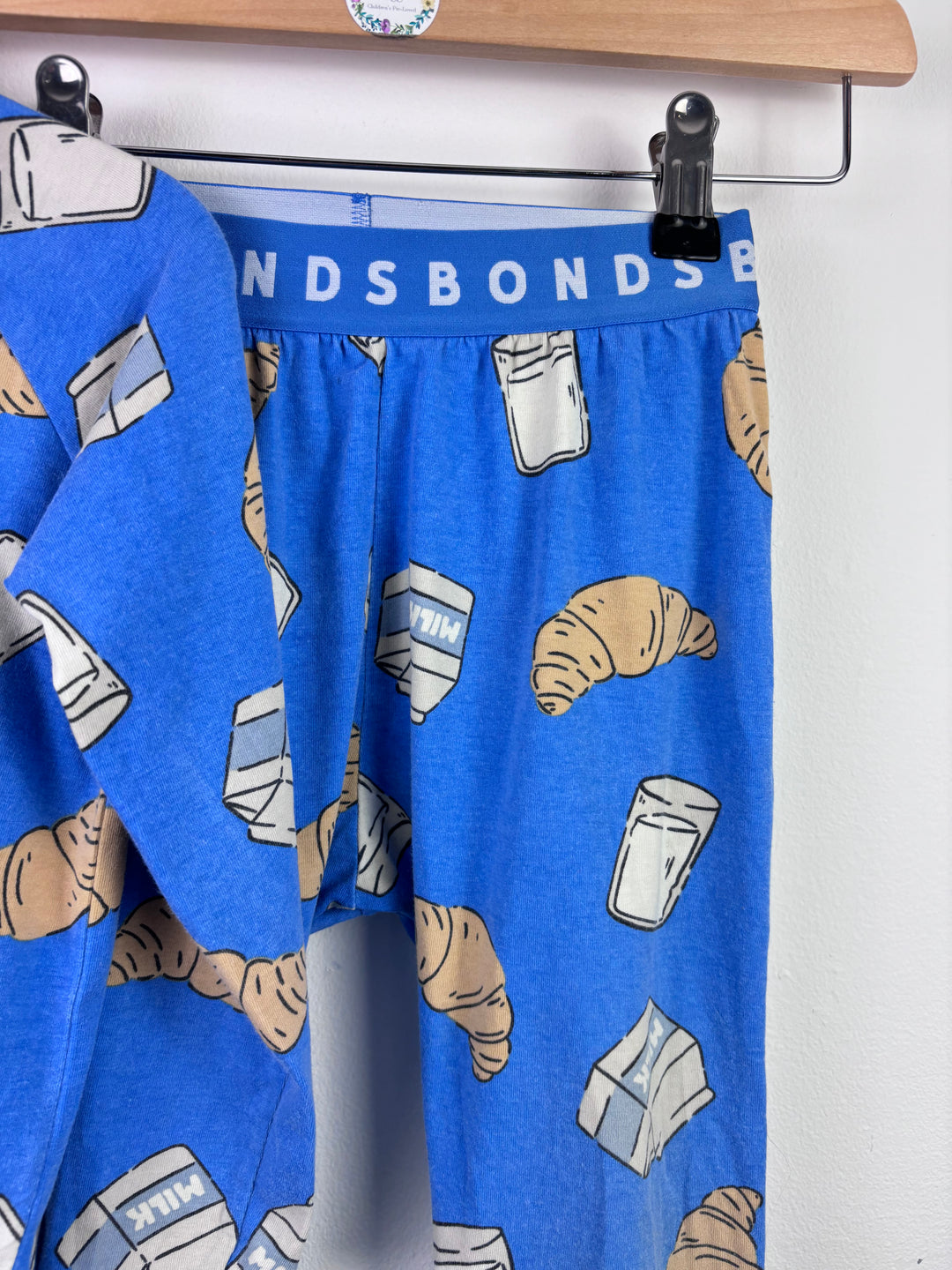 Bonds Milk & Croissant Pyjama Set 4 Years-Night Wear-Second Snuggle Preloved