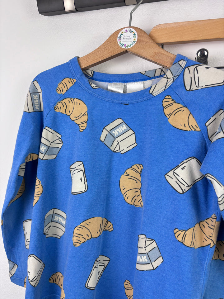 Bonds Milk & Croissant Pyjama Set 4 Years-Night Wear-Second Snuggle Preloved
