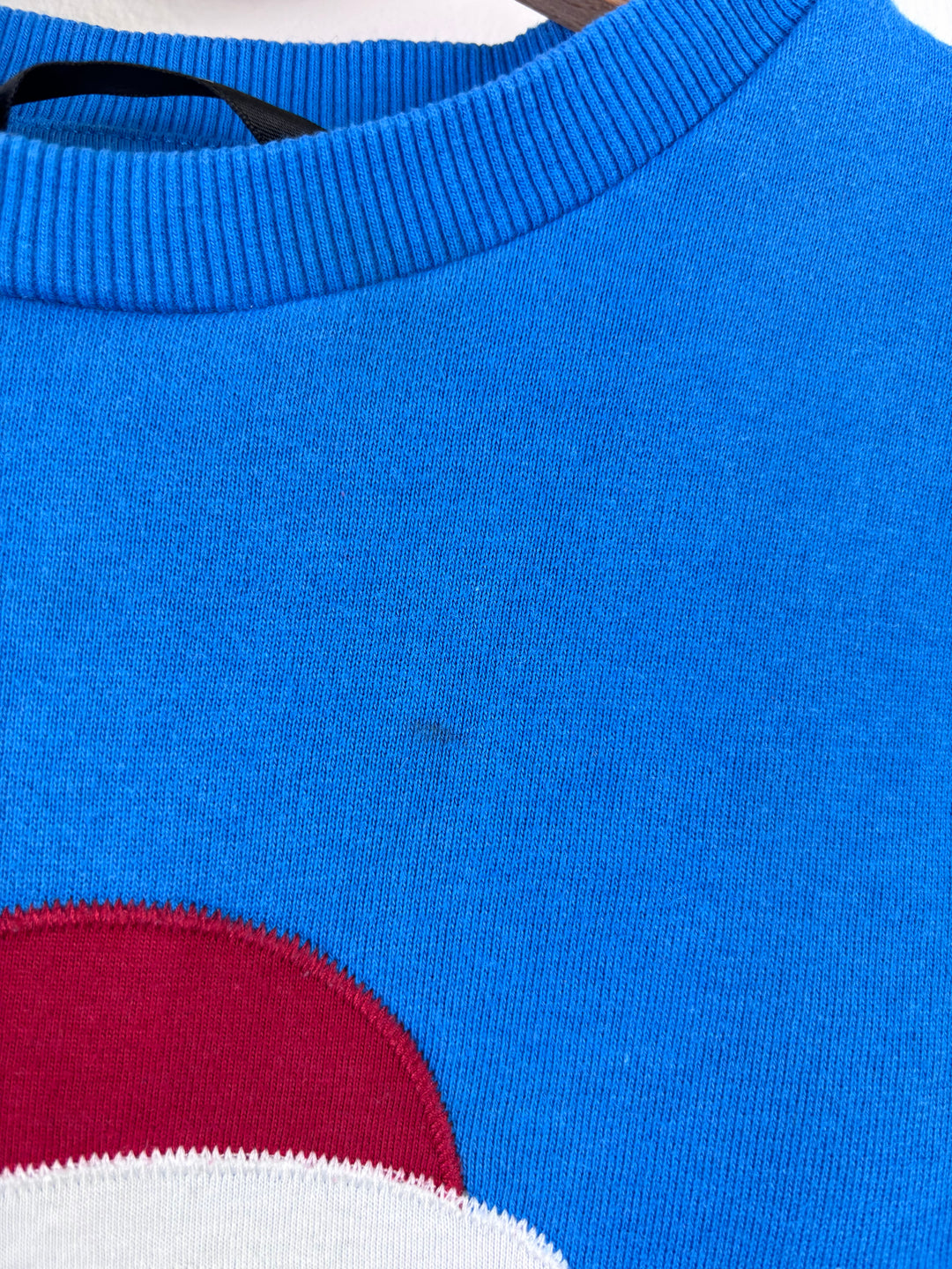 Next Blue Christmas Santa Sweatshirt 4–5 Years-Jumpers-Second Snuggle Preloved
