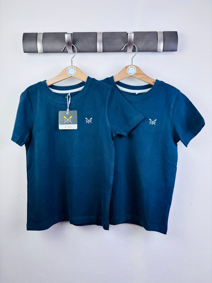 Crew Clothing Navy Two Pack T-Shirts
