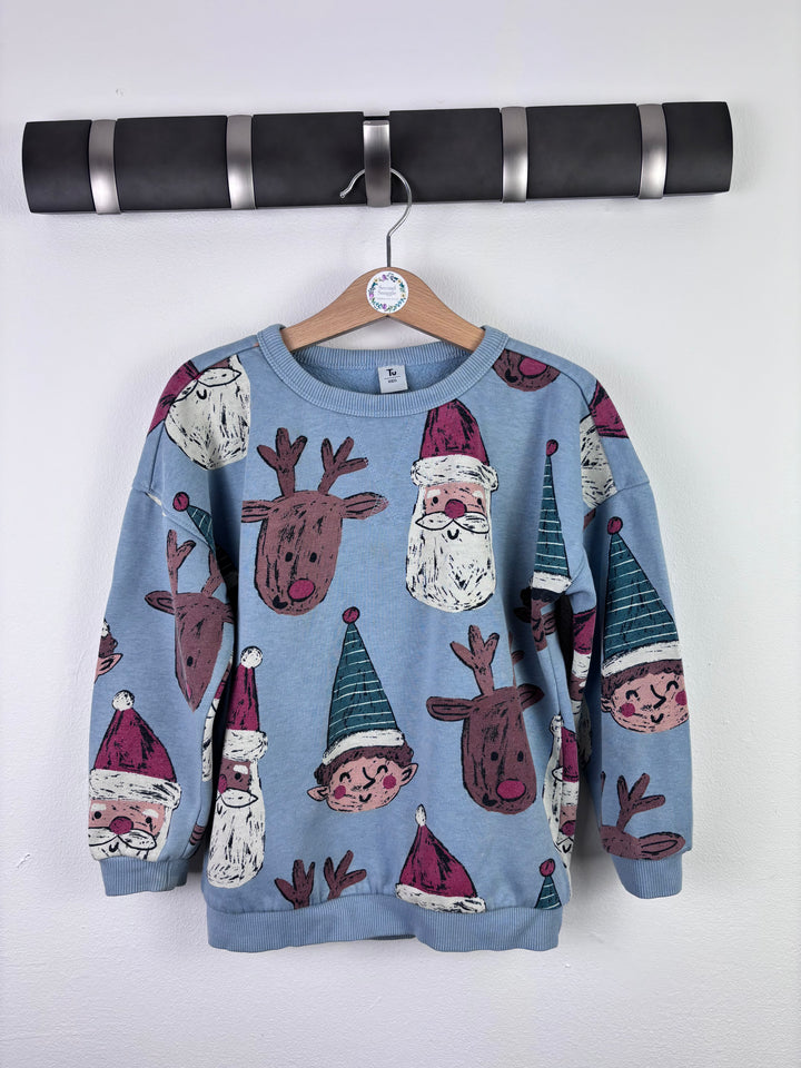 Tu Christmas Character Sweatshirt 4–5 Years-Jumpers-Second Snuggle Preloved