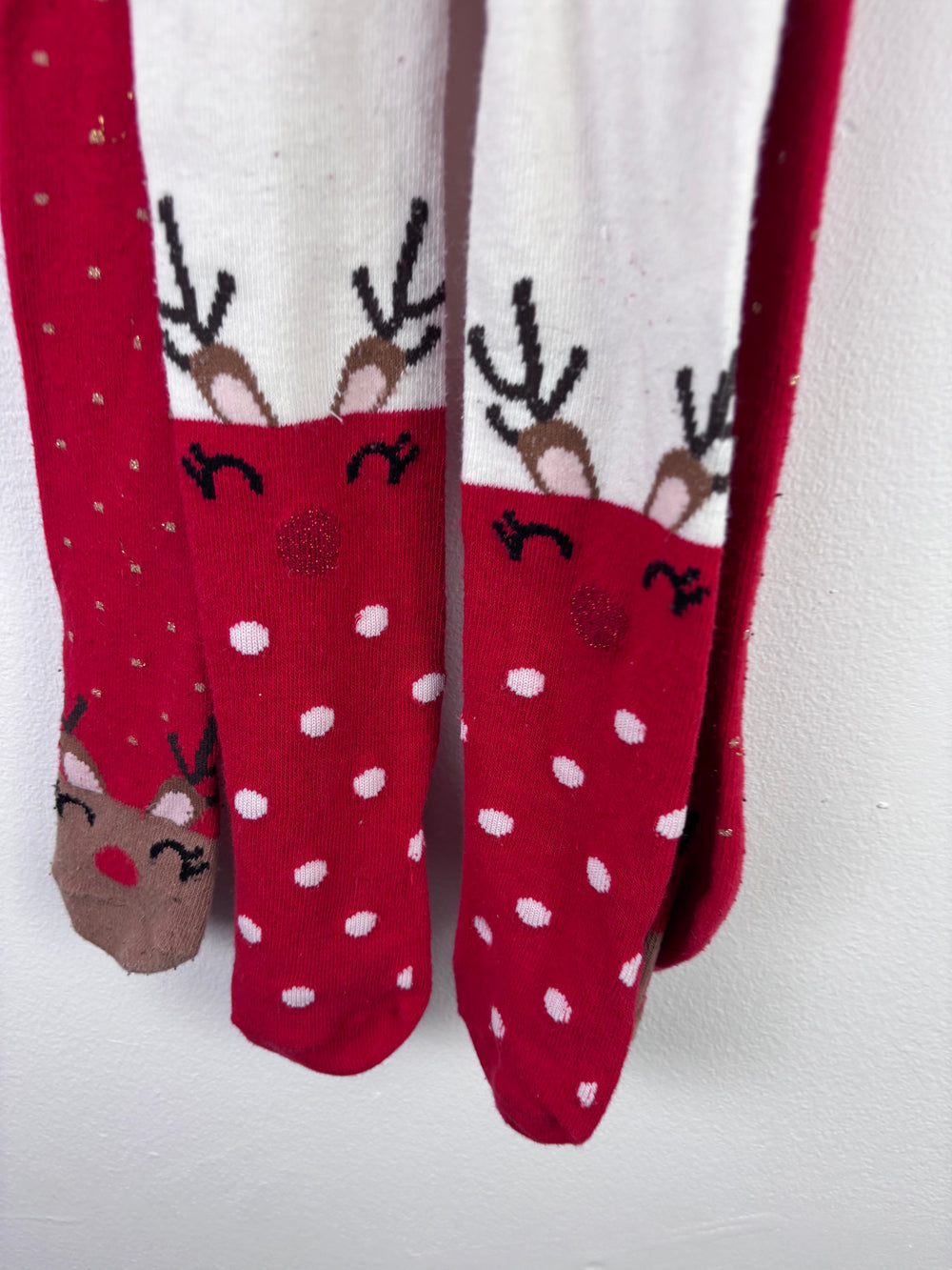 Primark Christmas Tights Set 12–18 Months-Tights & Socks-Second Snuggle Preloved