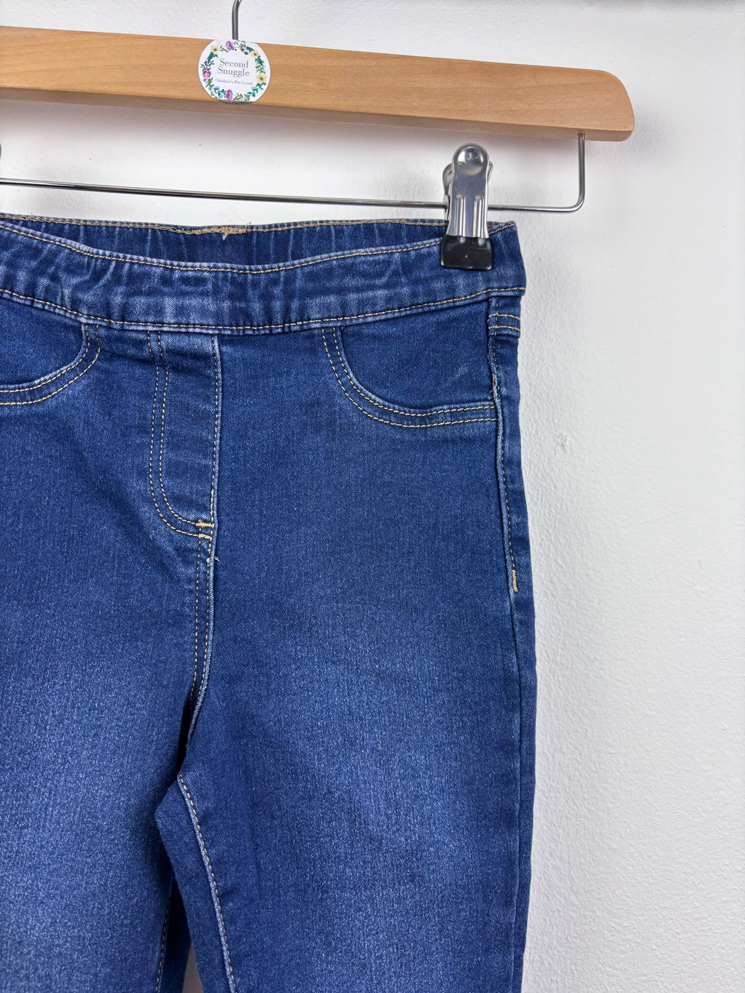 Ex Next Girls Dark Blue Denim Jeggings
