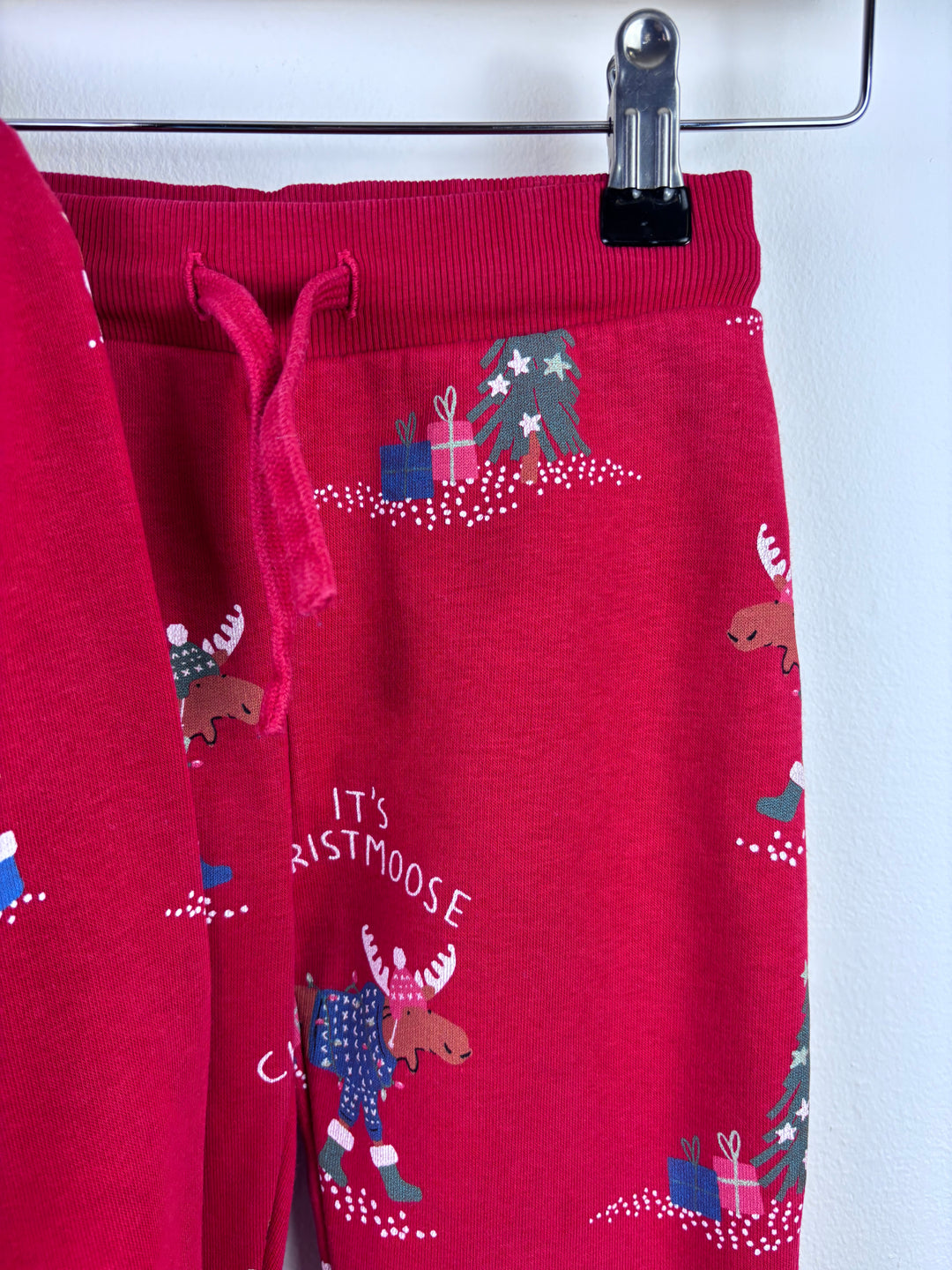 M&S Christmas Moose Tracksuit Set 3–4 Years-Sets-Second Snuggle Preloved
