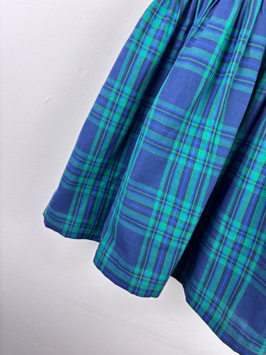 Ex JoJo Maman Bebe Green Tartan Party Dress 2–3 Years-Dresses-Second Snuggle Preloved