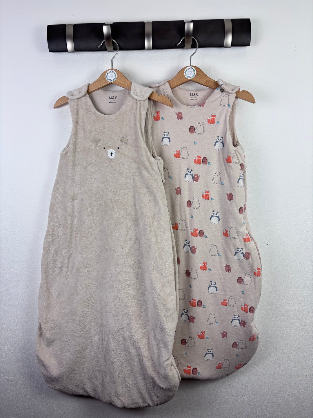 M&S Sleep Bags Set of Two 6–18 Months 2.5 Tog-Sleeping Bags-Second Snuggle Preloved