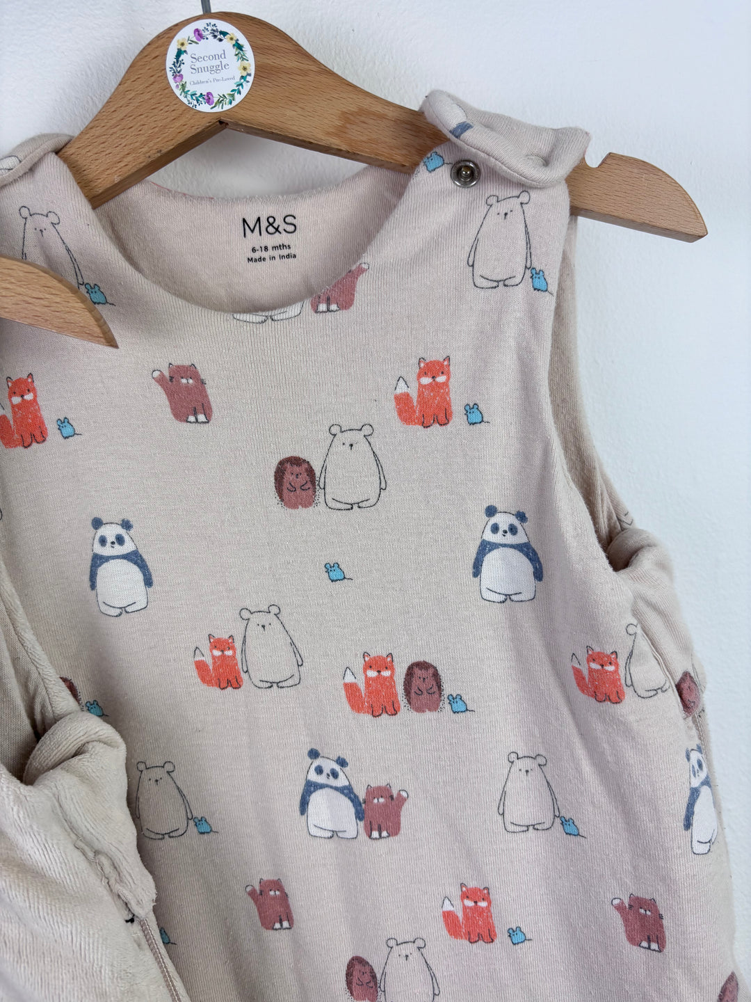 M&S Sleep Bags Set of Two 6–18 Months 2.5 Tog-Sleeping Bags-Second Snuggle Preloved
