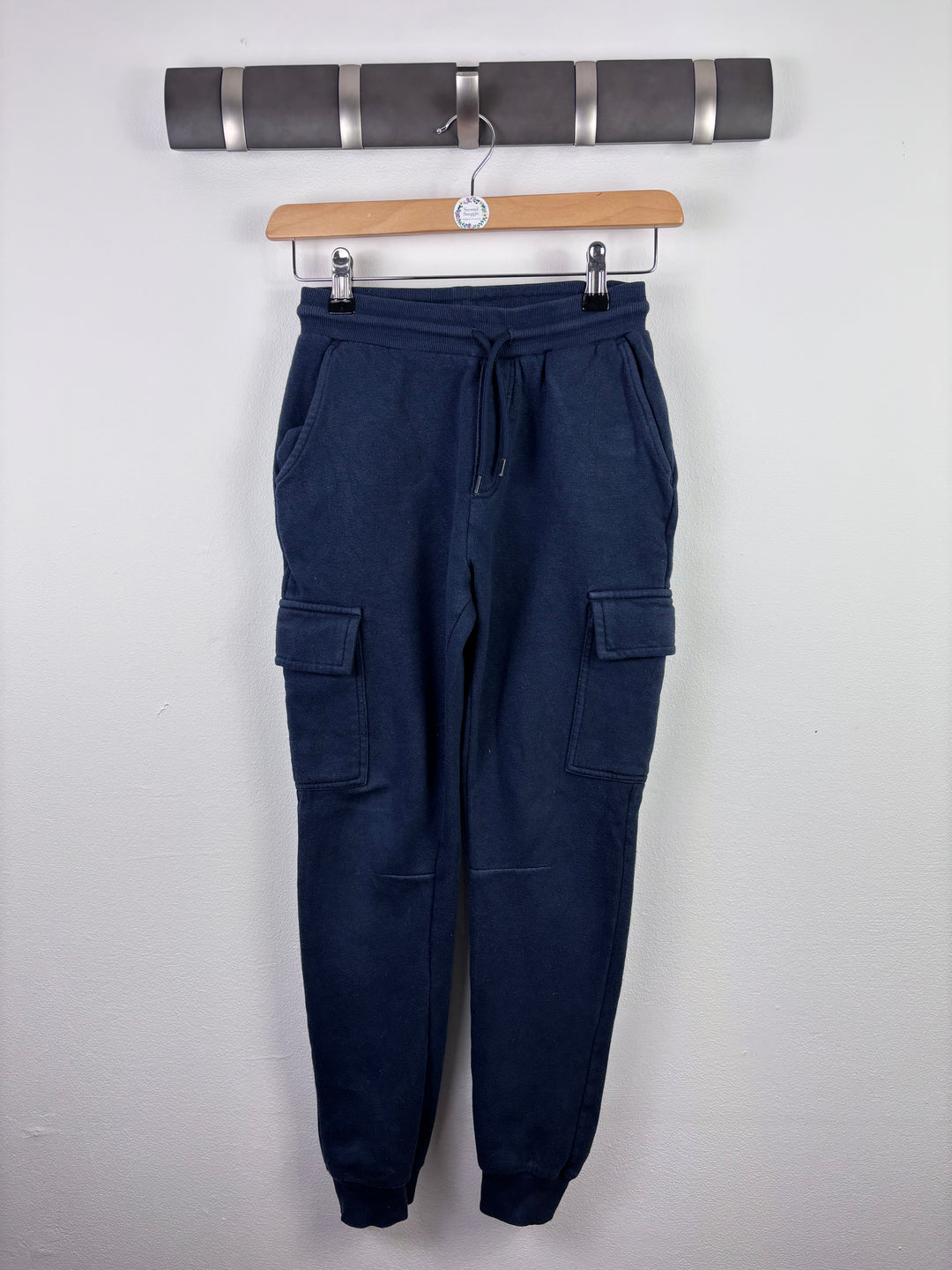 La Redoute Navy Cargo Joggers 10 Years-Trousers-Second Snuggle Preloved