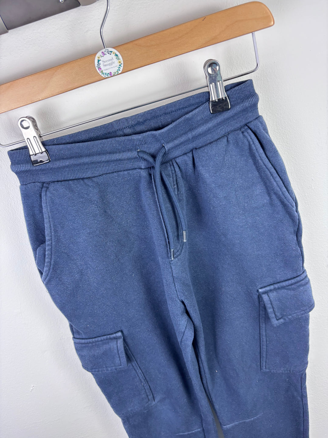 La Redoute Navy Cargo Joggers 10 Years-Trousers-Second Snuggle Preloved