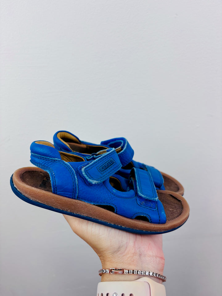 Camper Blue Leather Sandals Touch Fastening EU 28 (UK10)