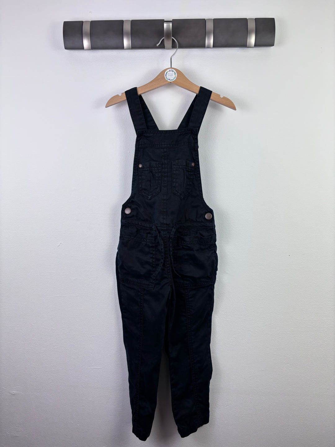 Next Black Dungarees 4 Years-Dungarees-Second Snuggle Preloved