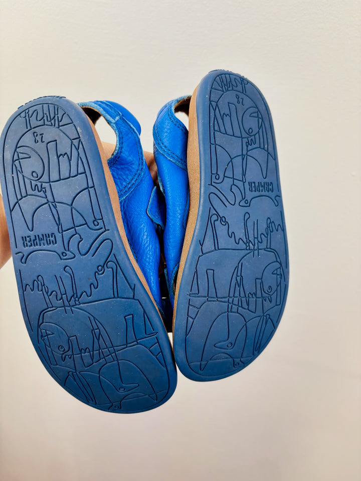Camper Blue Leather Sandals Touch Fastening EU 28 (UK10)