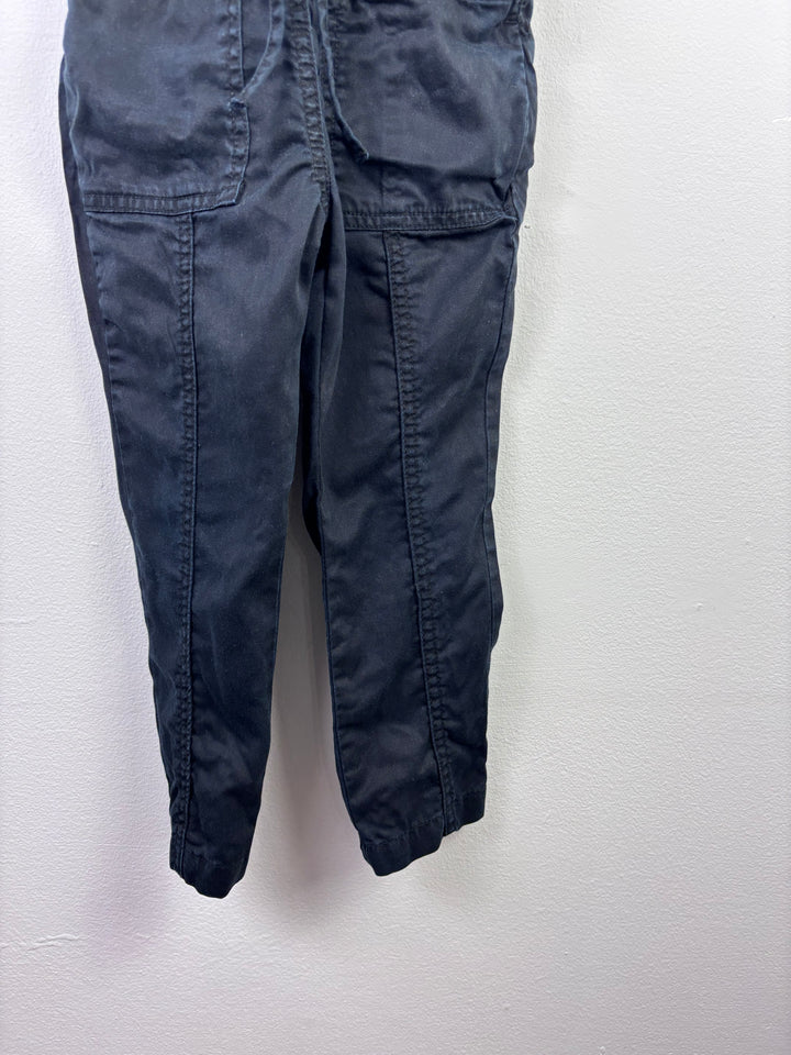 Next Black Dungarees 4 Years-Dungarees-Second Snuggle Preloved