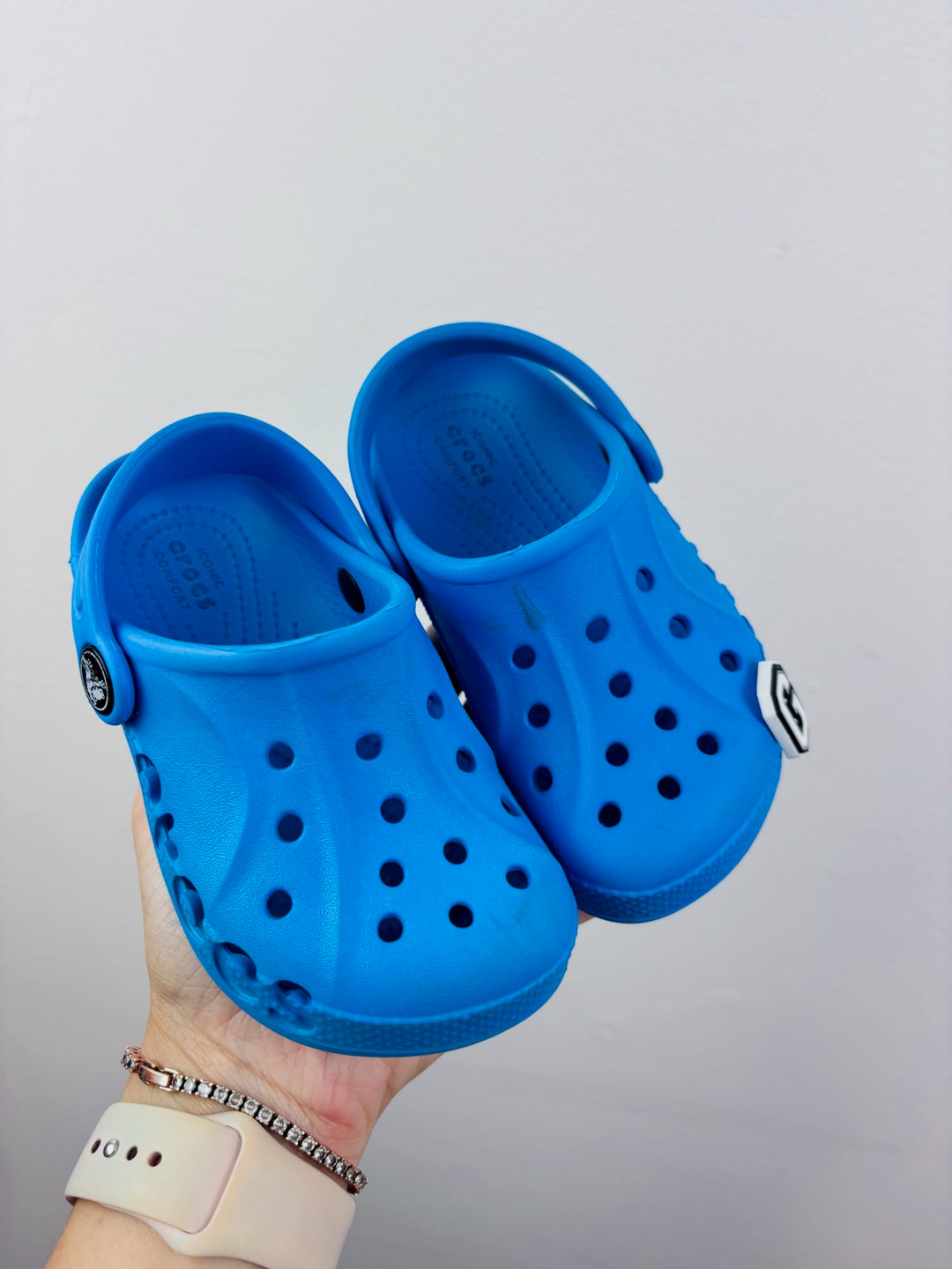Crocs Blue Classic Clogs C8