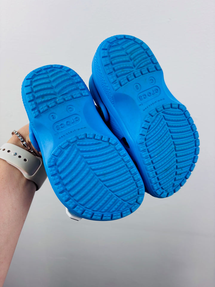 Crocs Blue Classic Clogs C8