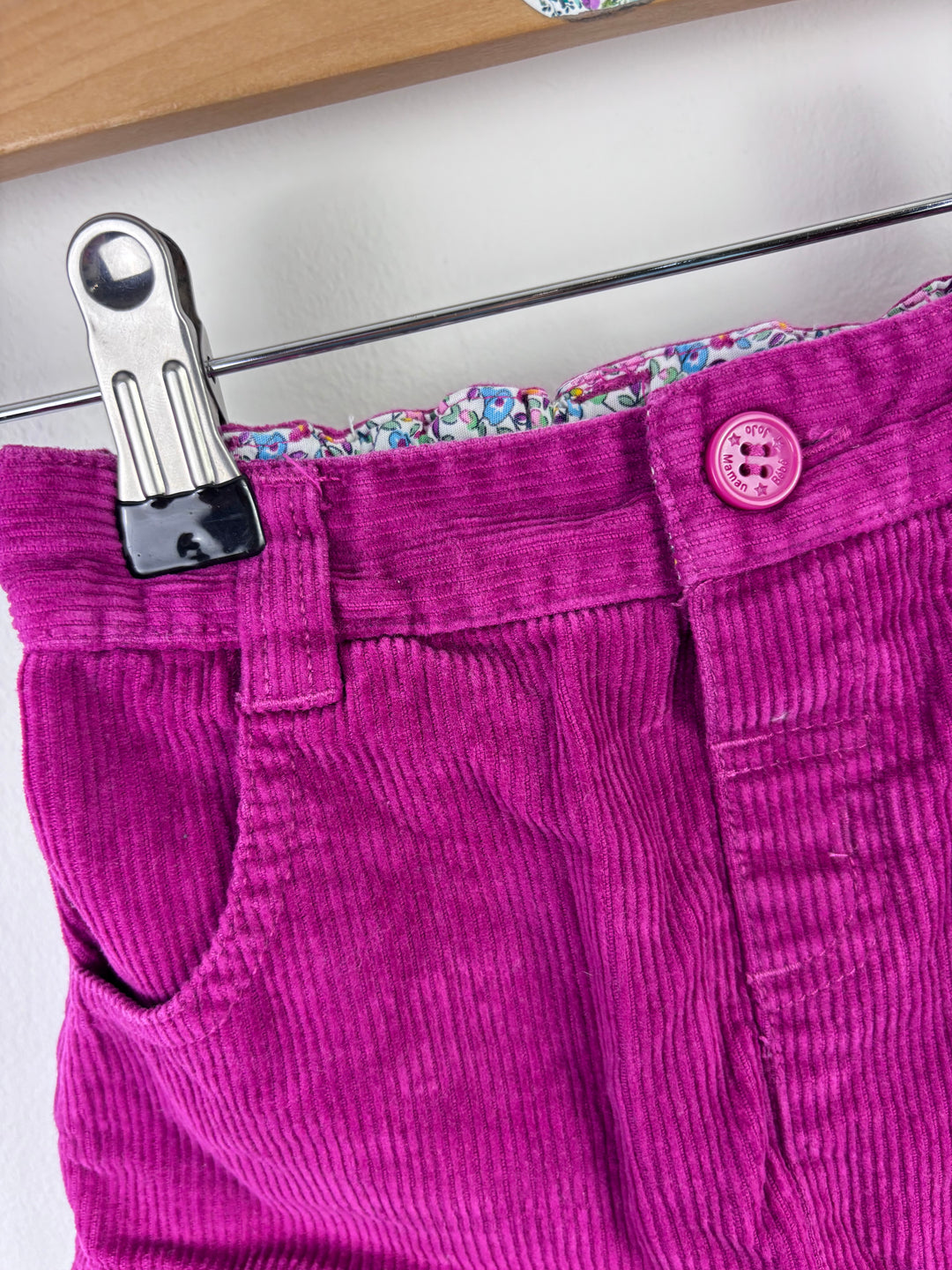 JoJo Maman Bebe Pink Cord Skirt 6-12 Months-Skirts-Second Snuggle Preloved