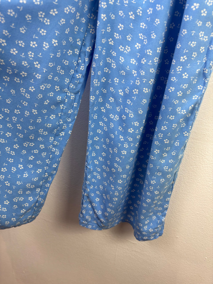 Next Blue Smocked Jumpsuit 8 Years-Jump Suits-Second Snuggle Preloved