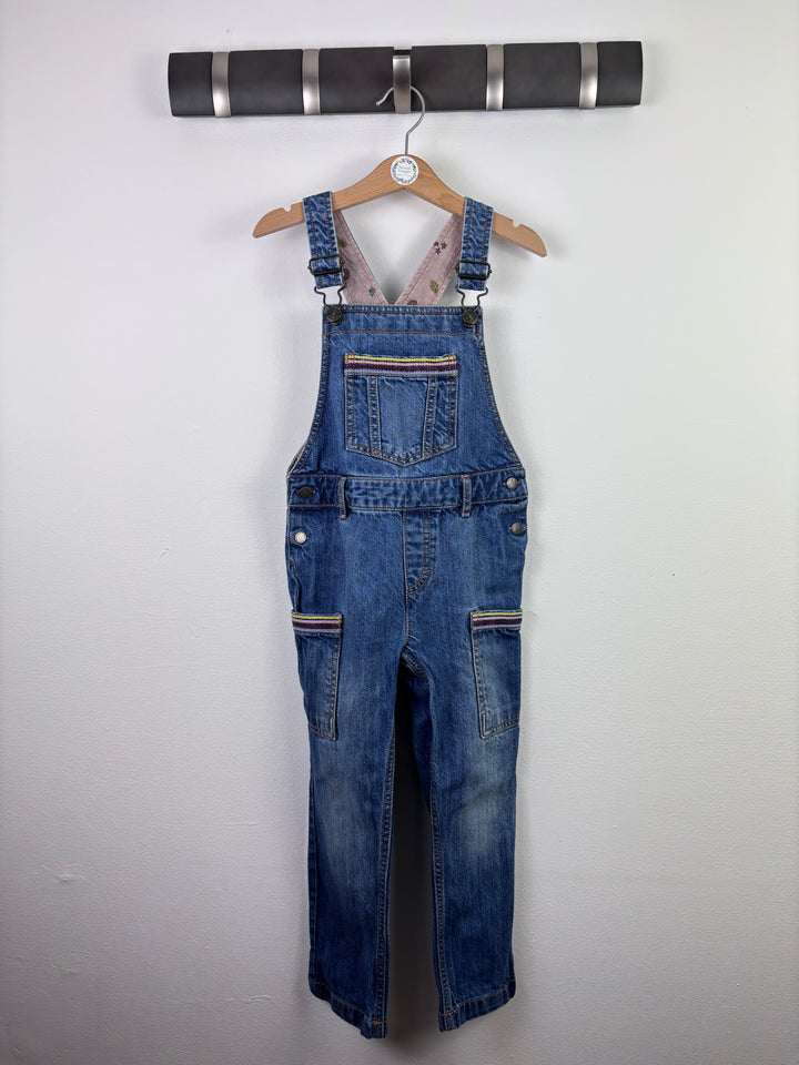 Fat Face Blue Denim Dungarees 5 Years
