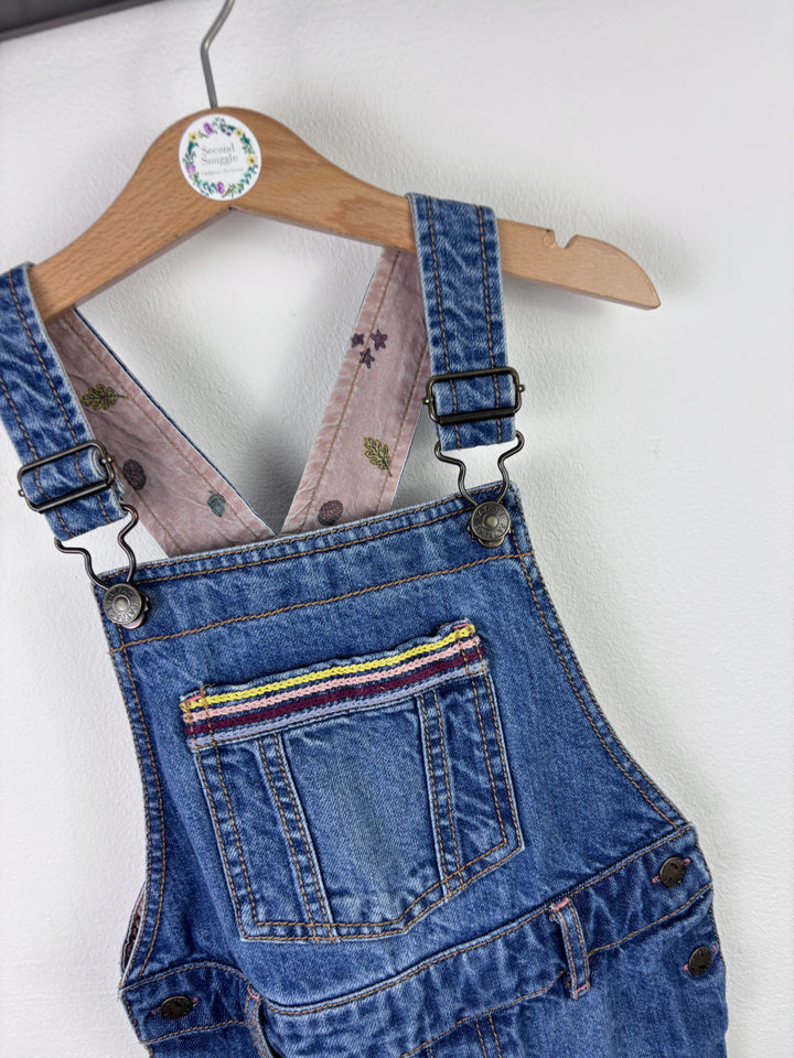Fat Face Blue Denim Dungarees 5 Years