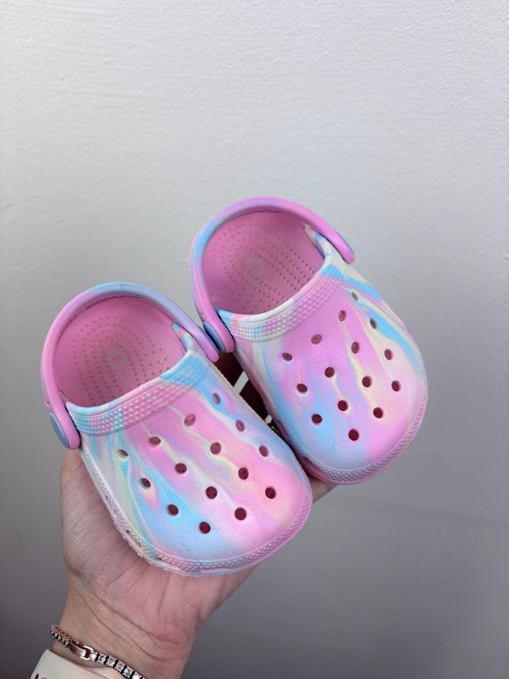 Next Pastel Tie Dye Clogs UK 3