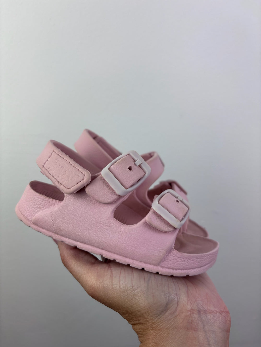 Next Pink Double Buckle Sandals UK 5-Sandals-Second Snuggle Preloved