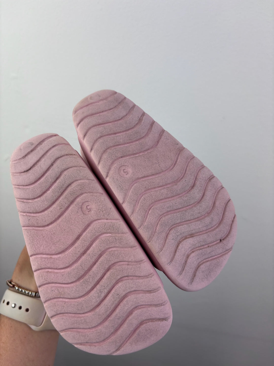Next Pink Double Buckle Sandals UK 5