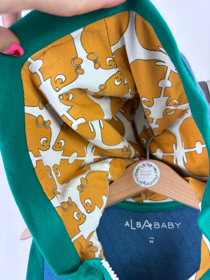 Alba Quilted Zip Hoodie Gilet 98 (2–3 Years)-Gilets-Second Snuggle Preloved