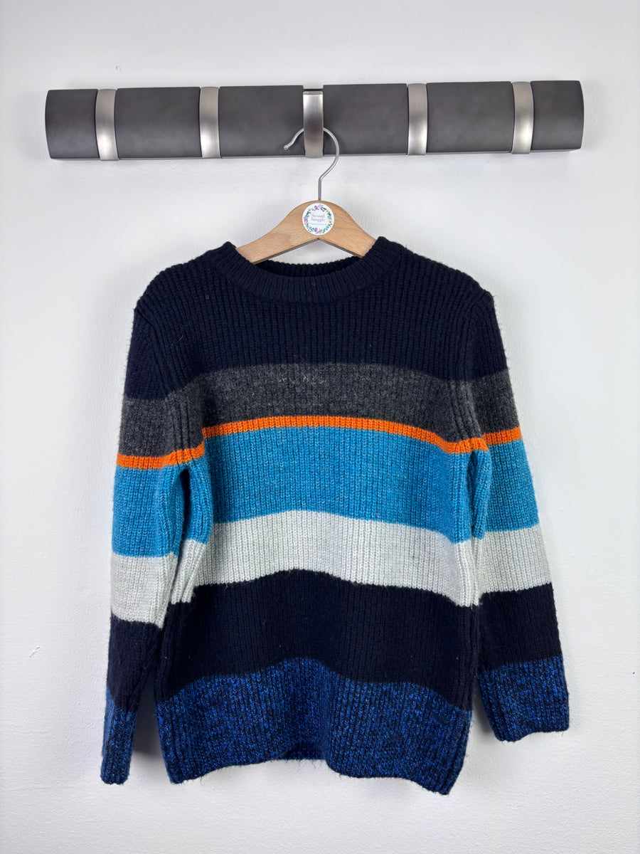 M&S Colour Block Knit Jumper 6–7 Years-Jumpers-Second Snuggle Preloved