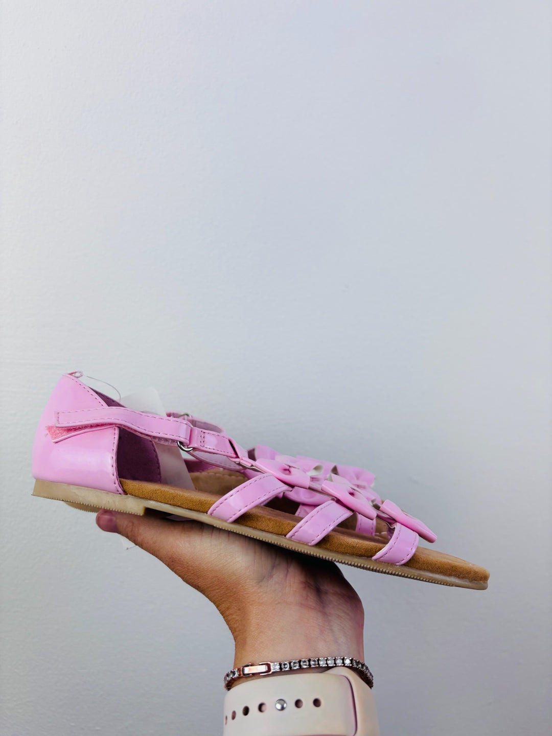H&M Pink Bow Sandals UK 1