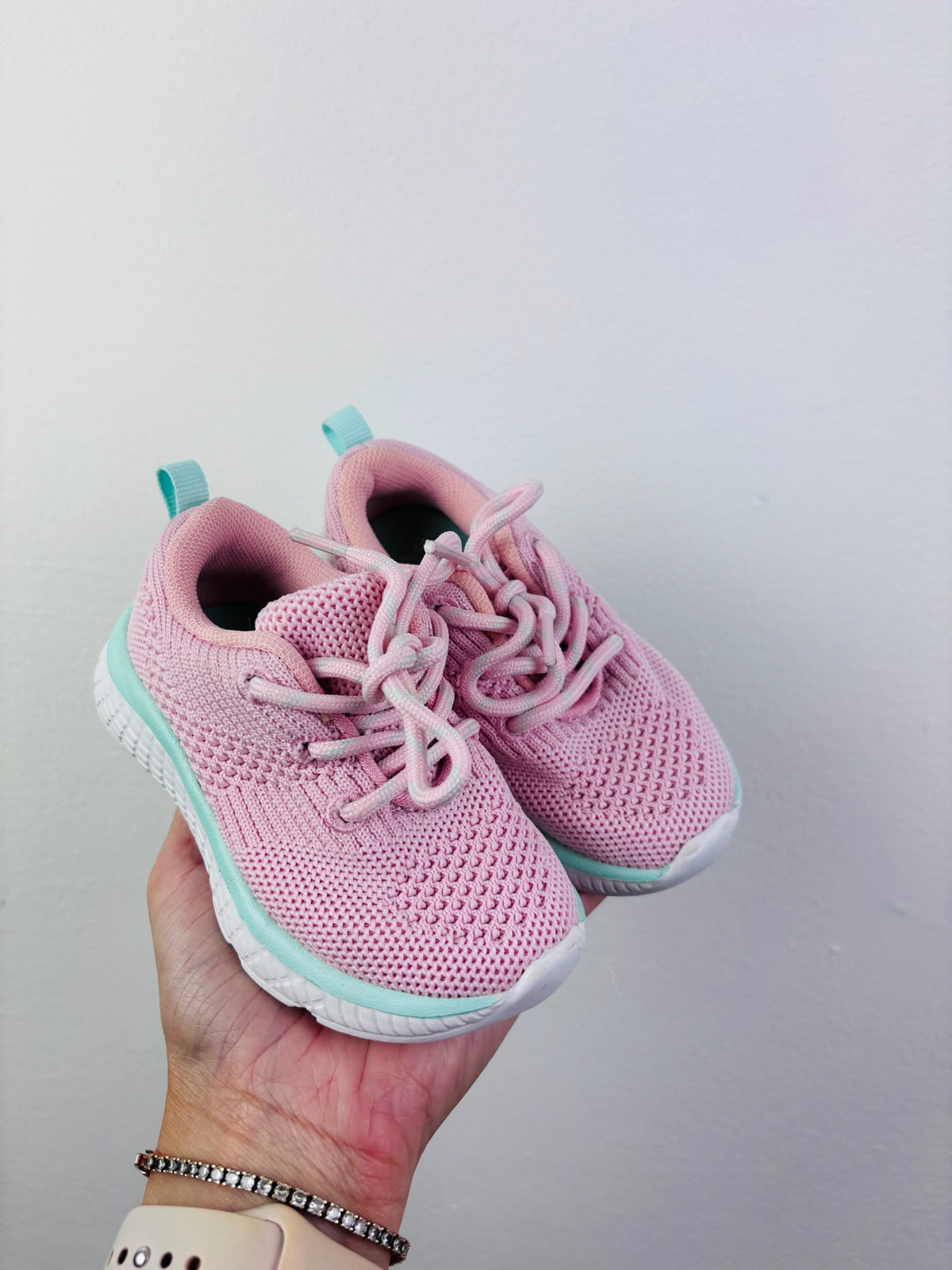 Primark Pink Knit Trainers UK 6-Shoes-Second Snuggle Preloved
