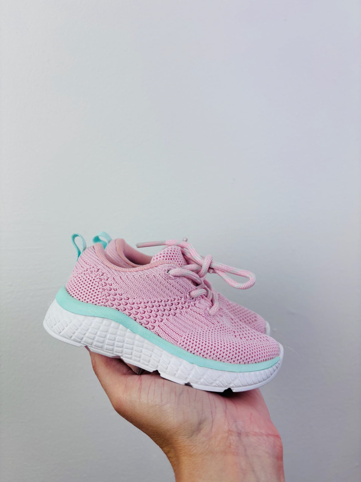 Primark Pink Knit Trainers UK 6-Shoes-Second Snuggle Preloved