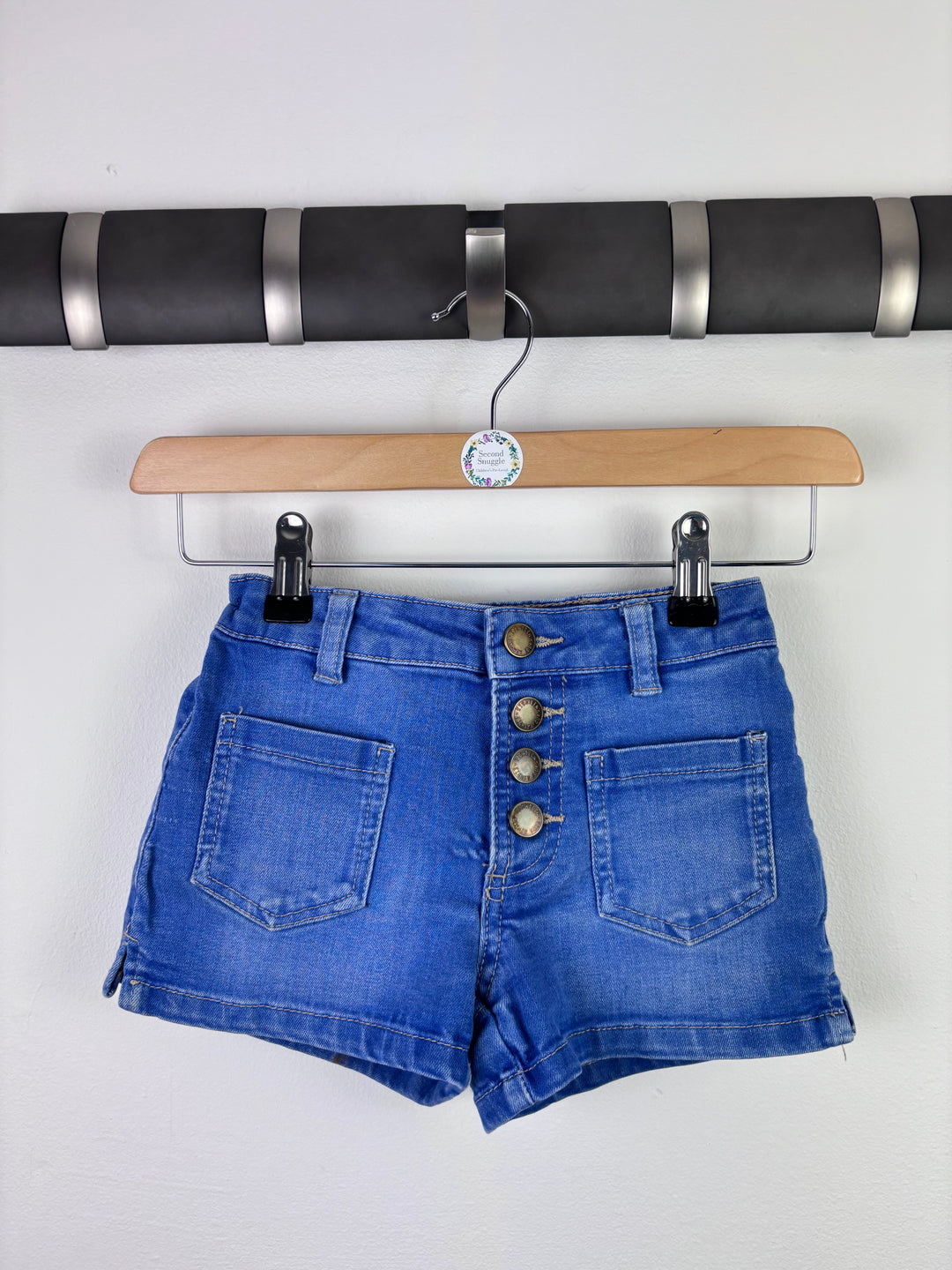 M&S Denim Shorts 6–7 Years-Shorts-Second Snuggle Preloved