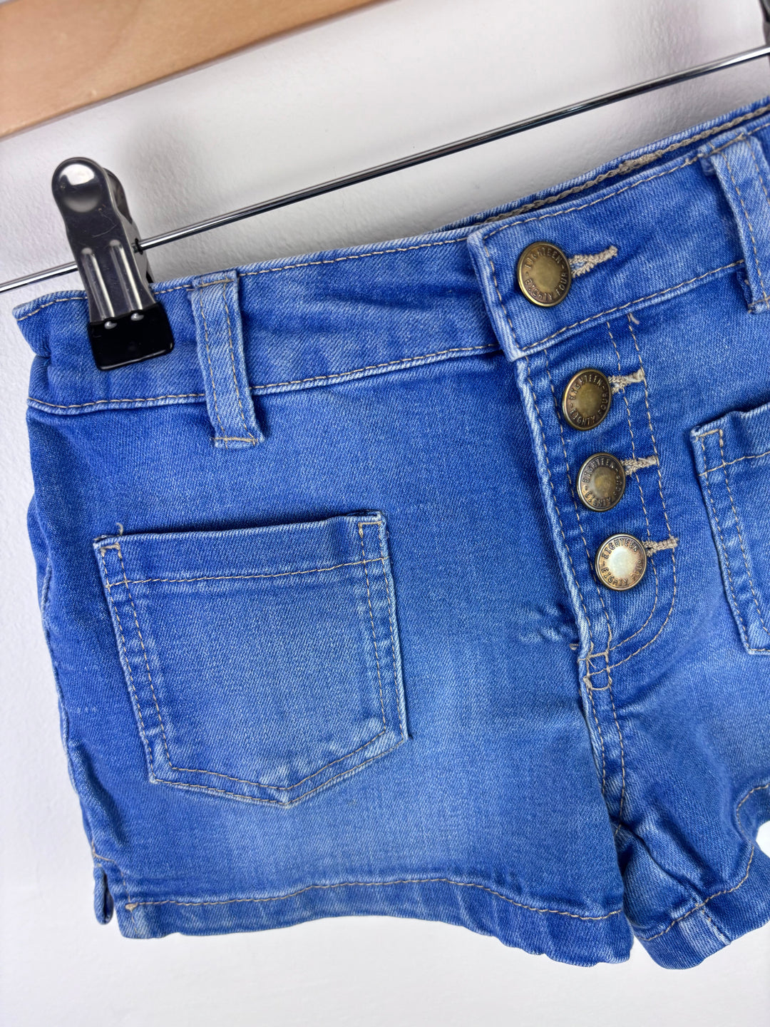 M&S Denim Shorts 6–7 Years-Shorts-Second Snuggle Preloved