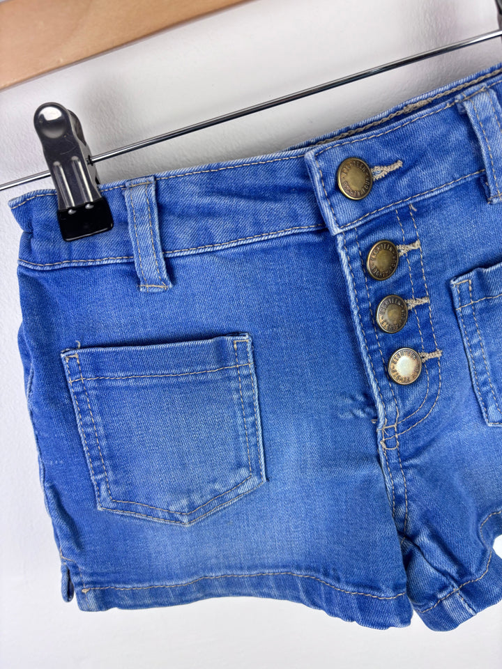 M&S Denim Shorts 6–7 Years-Shorts-Second Snuggle Preloved