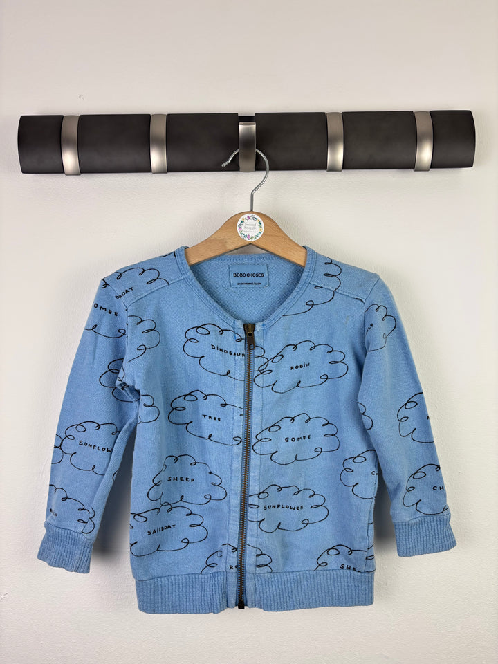 Bobo Choses Zip Jacket 2–3 Years-Jackets-Second Snuggle Preloved