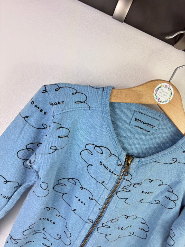 Bobo Choses Zip Jacket 2–3 Years-Jackets-Second Snuggle Preloved